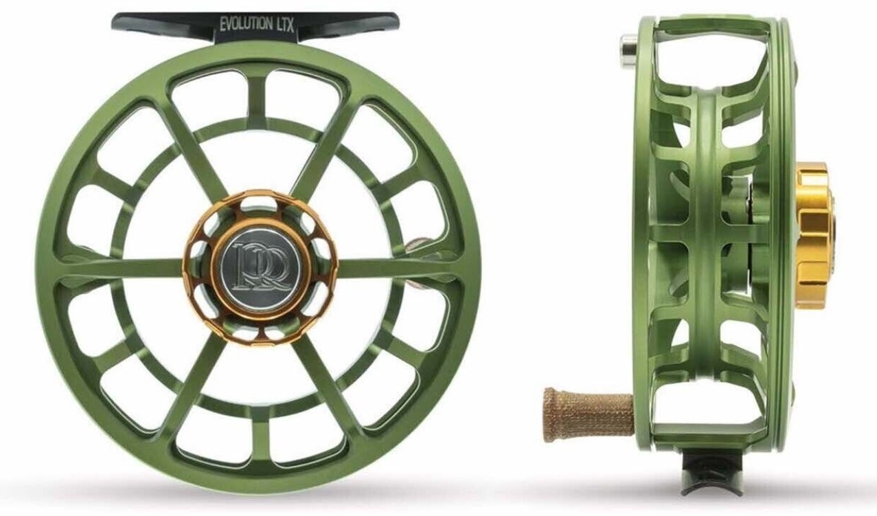 ROSS EVOLUTION LTX 3/4 FLY REEL MATTE OLIVE + FREE $80 FLY LINE! – NEW