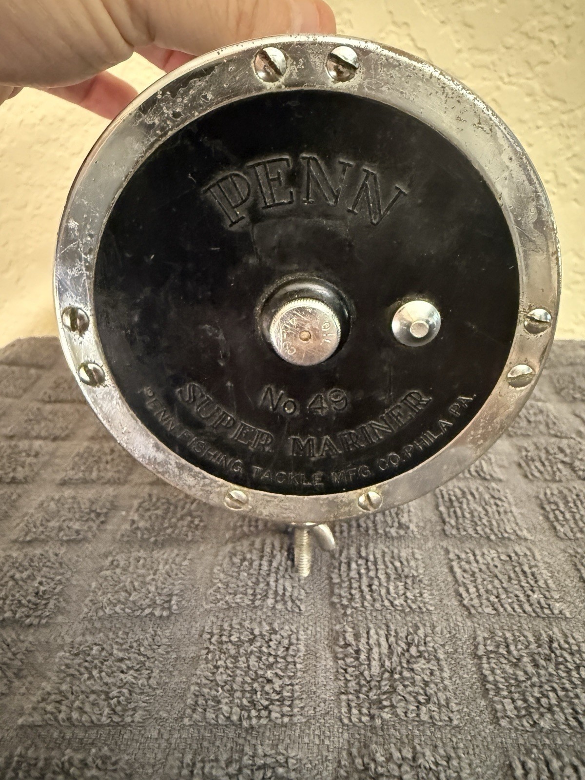 Vintage Penn No. 49M Super Mariner Big Game Fishing Reel-Made in U.S.A.