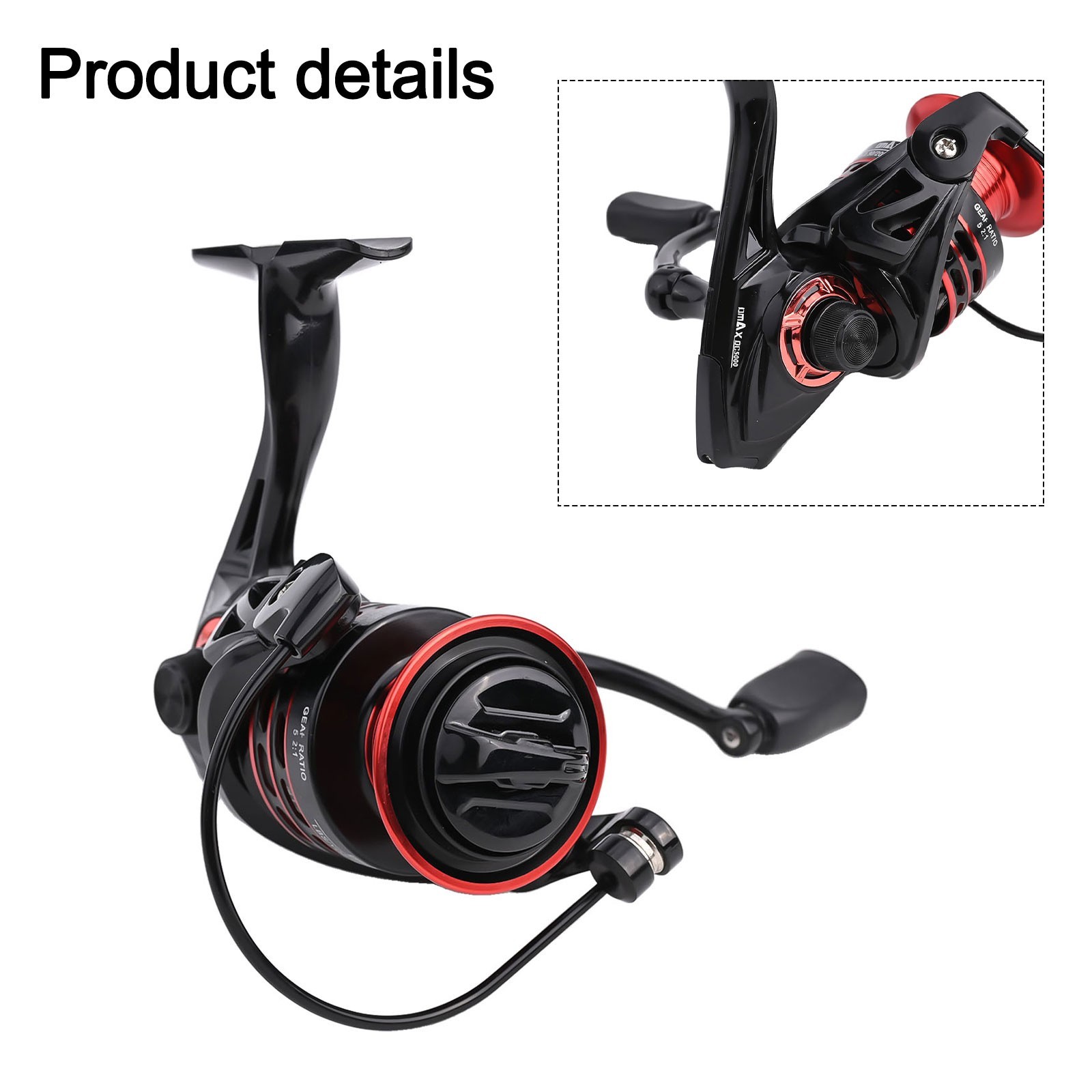Full metal fishing reel for small objects 12KG capacity smooth casting
