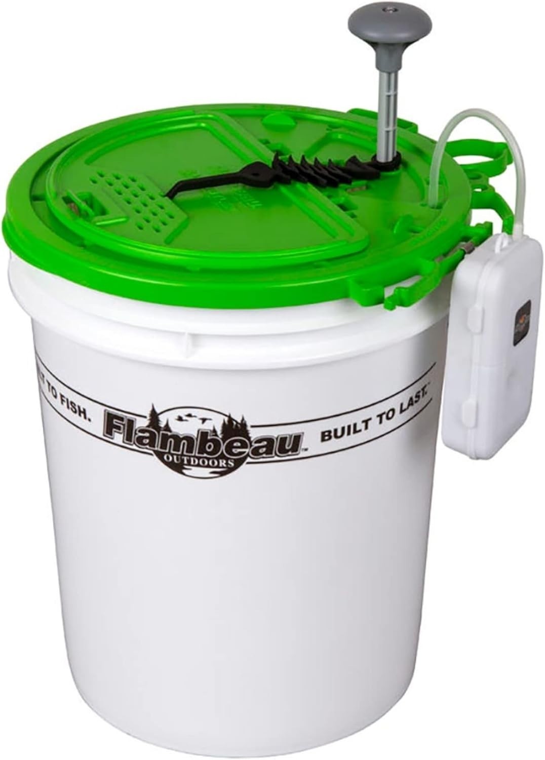 Flambeau Bait Butler: Live Bait Retrieval System with Aerator & Integrated Lid
