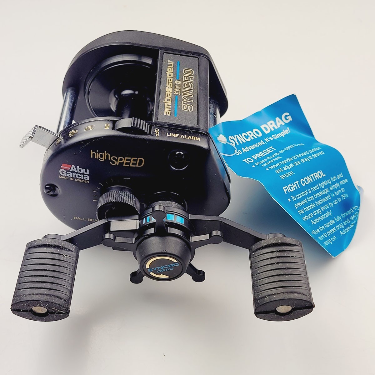 Vintage NOS Abu Garcia Ambassadeur Baitcasting Reel Boxed – XLT 3 Syncro