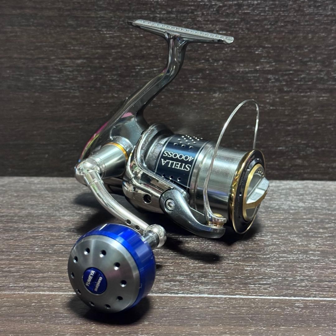 [EXC] Shimano 07 Stella 3000HG Custom Yumeya 4000SS Spool Power Knob From JAPAN