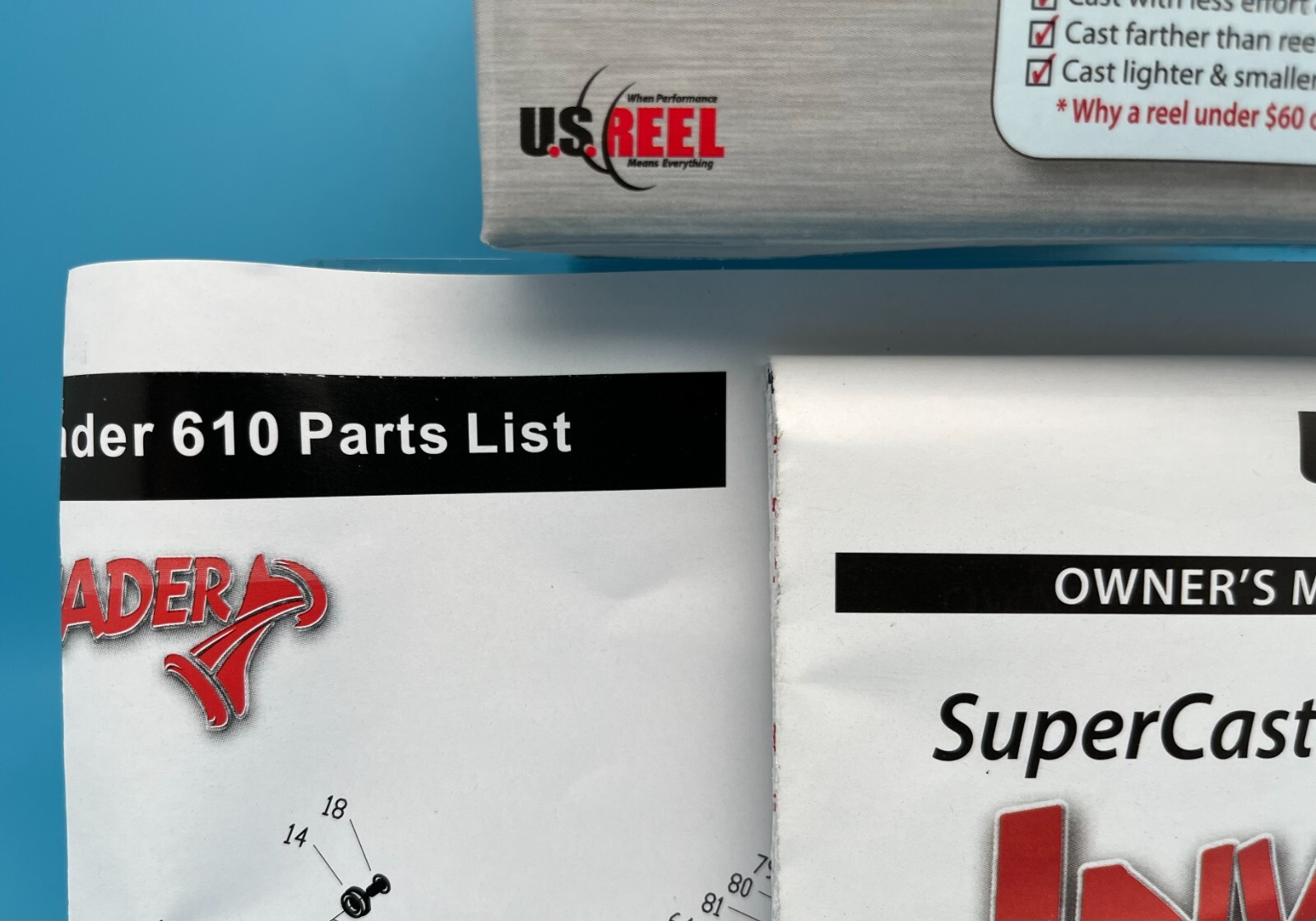 NEW! 610 Invader *LEFT* Hand Super Caster by U.S. Reel – Baitcaster