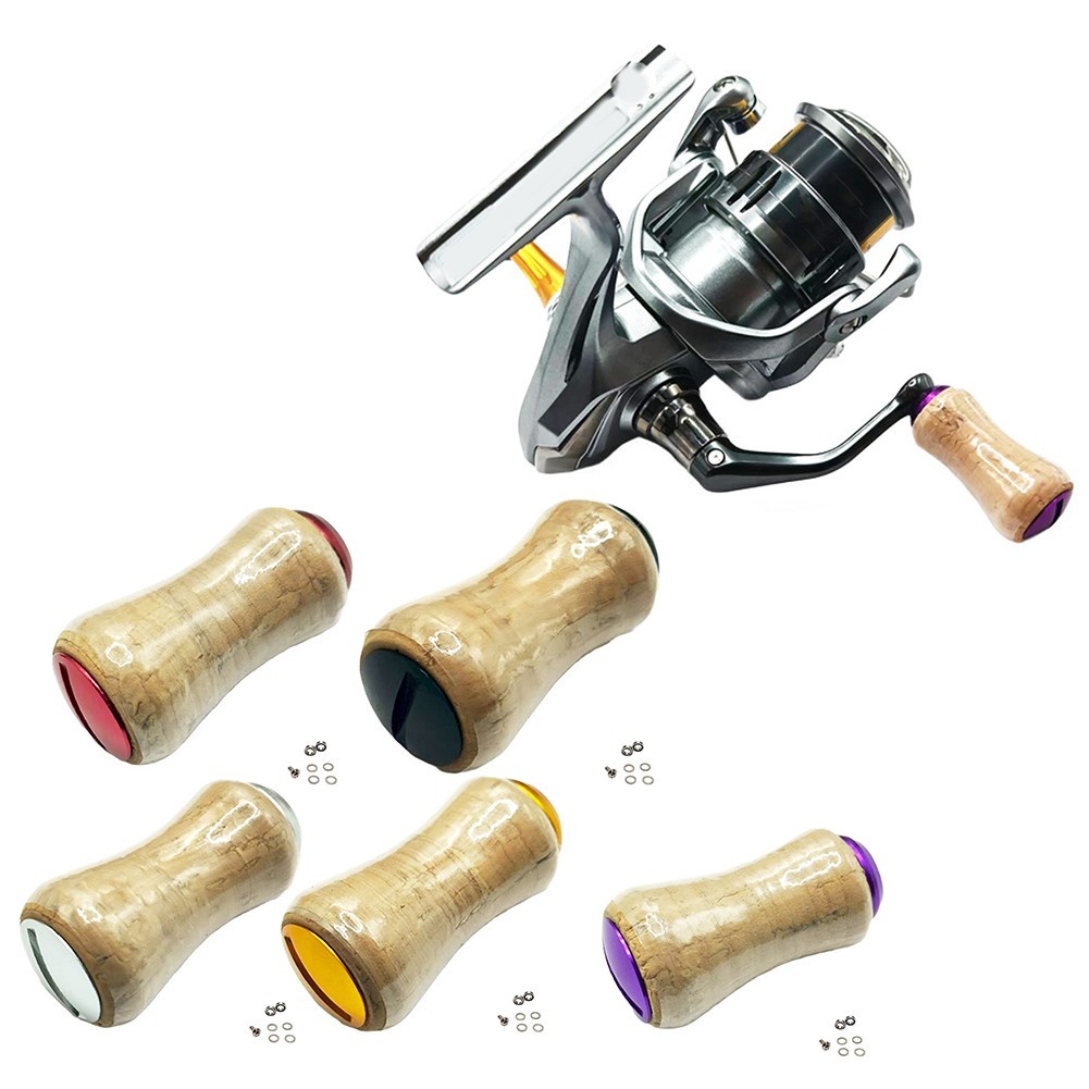 for DAIWA FOR TATULA 3A Solid Wooden Fishing Reel Knob Corks 5.6g DIY Modified