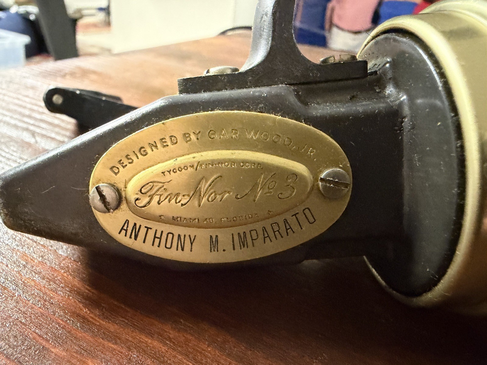Fin-Nor No.3 Spinning Fishing Reel Vintage „Garwood“