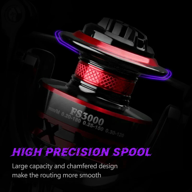 Fishing Reel Max Drag 12KG Spinning Reels Metal Spool carretilhas pesca Reel