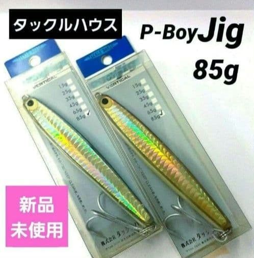 Tackle House P-Boy Jig Vertical 85g Light Blue/Purple, Treble Hooks, Used