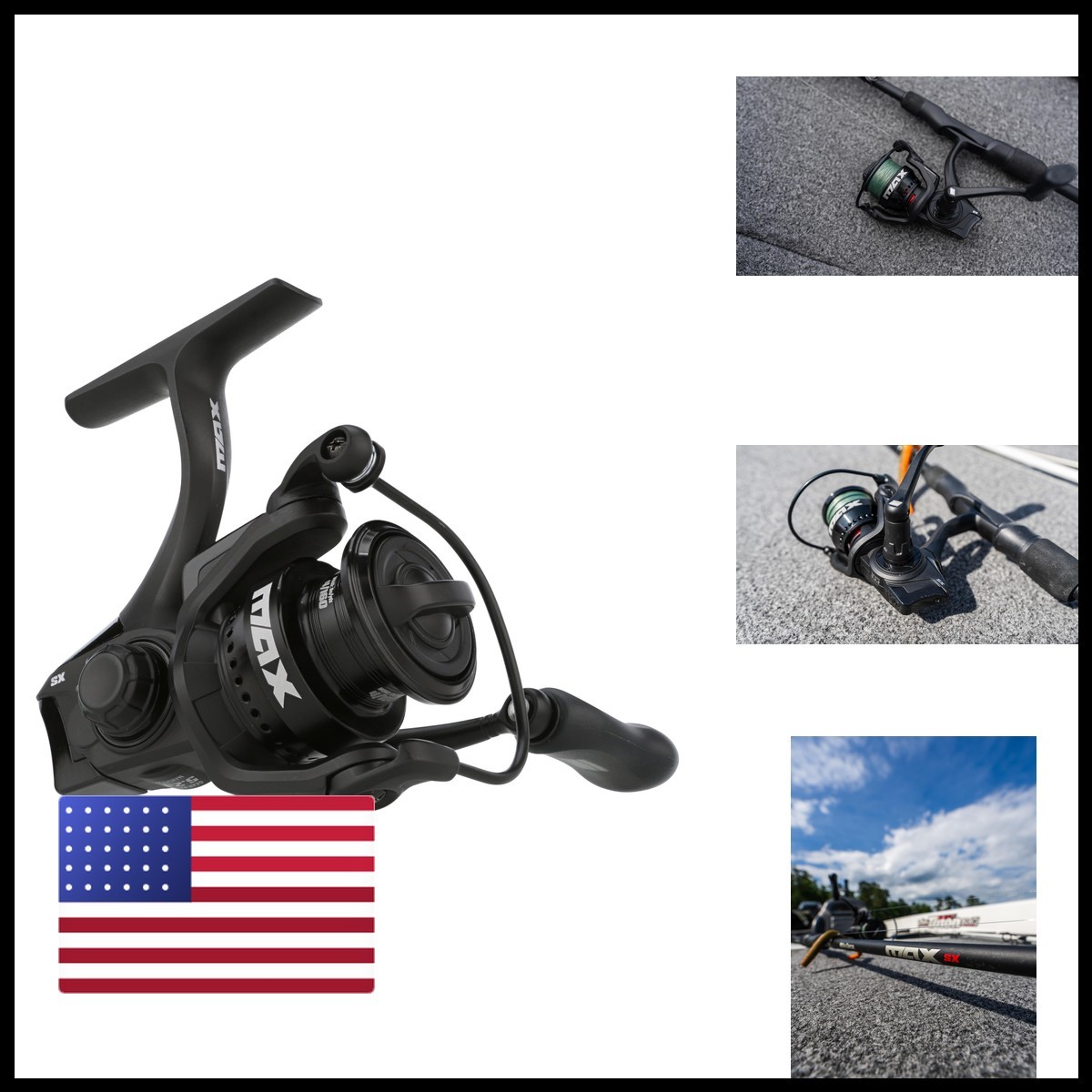 Abu Garcia Max Sx Size 750 Spinning Fishing Reel High-Performance Freshwater