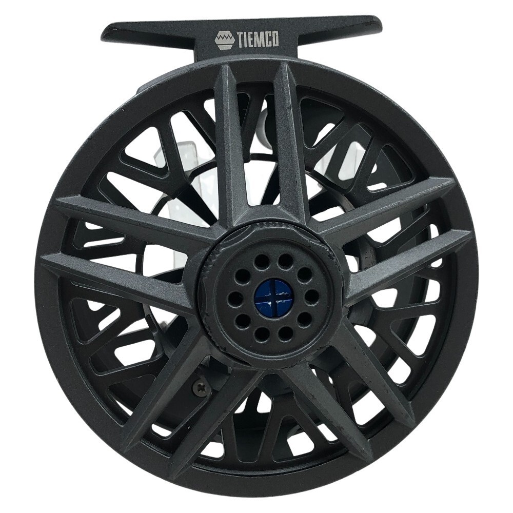 TIEMCO Oracle MA Fly Reel 7/8 Iron Gray Used, Slight Scratches/Dirt