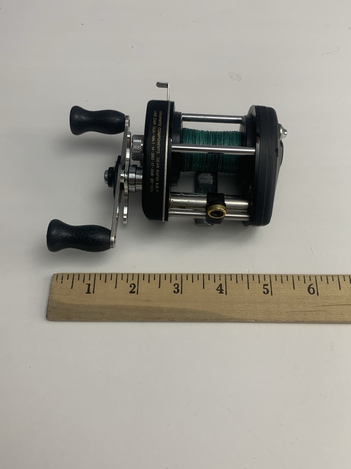 Vtg Shimano Magnum Baitcasting Fishing Reel Bantam 50 BM-50 with Box & Manuals