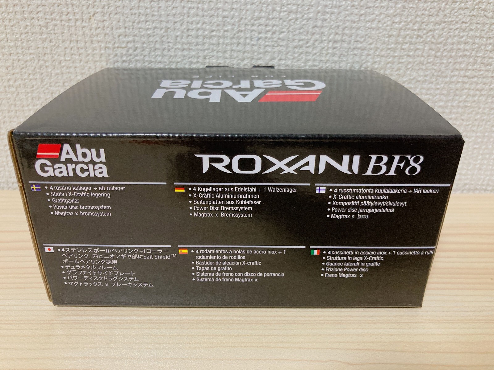 Abu Garcia Baitcasting Reel ROXANI BF8 Right 8.0:1 Bass Fishing Reel IN BOX