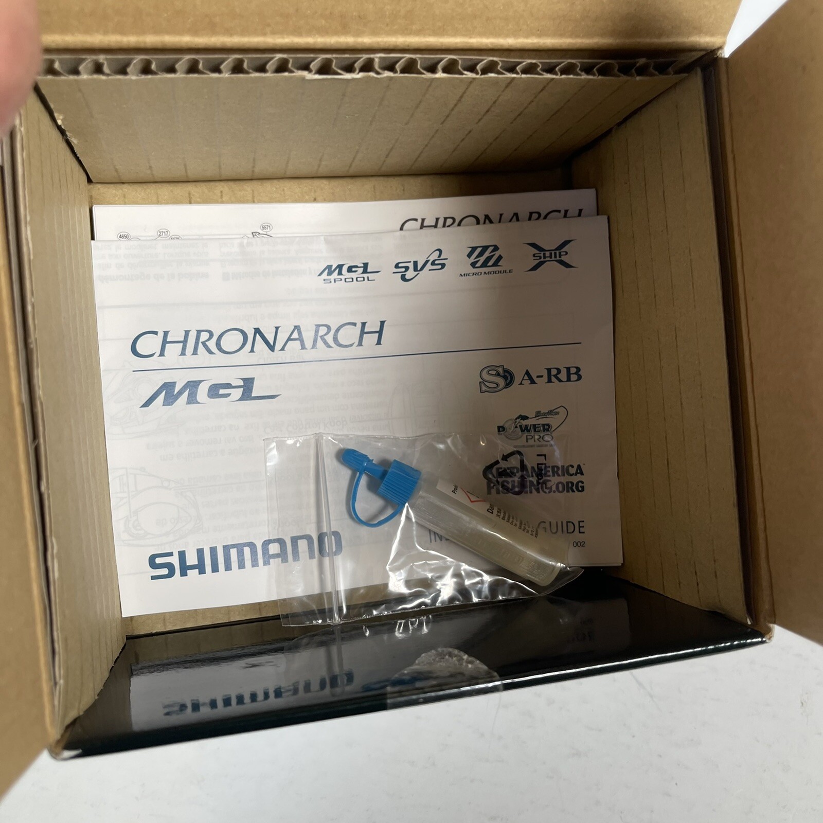 Shimano Chronarch CHMGL150HG MGL 150 HG Baitcasting Reel BOX & PAPERWORK ONLY
