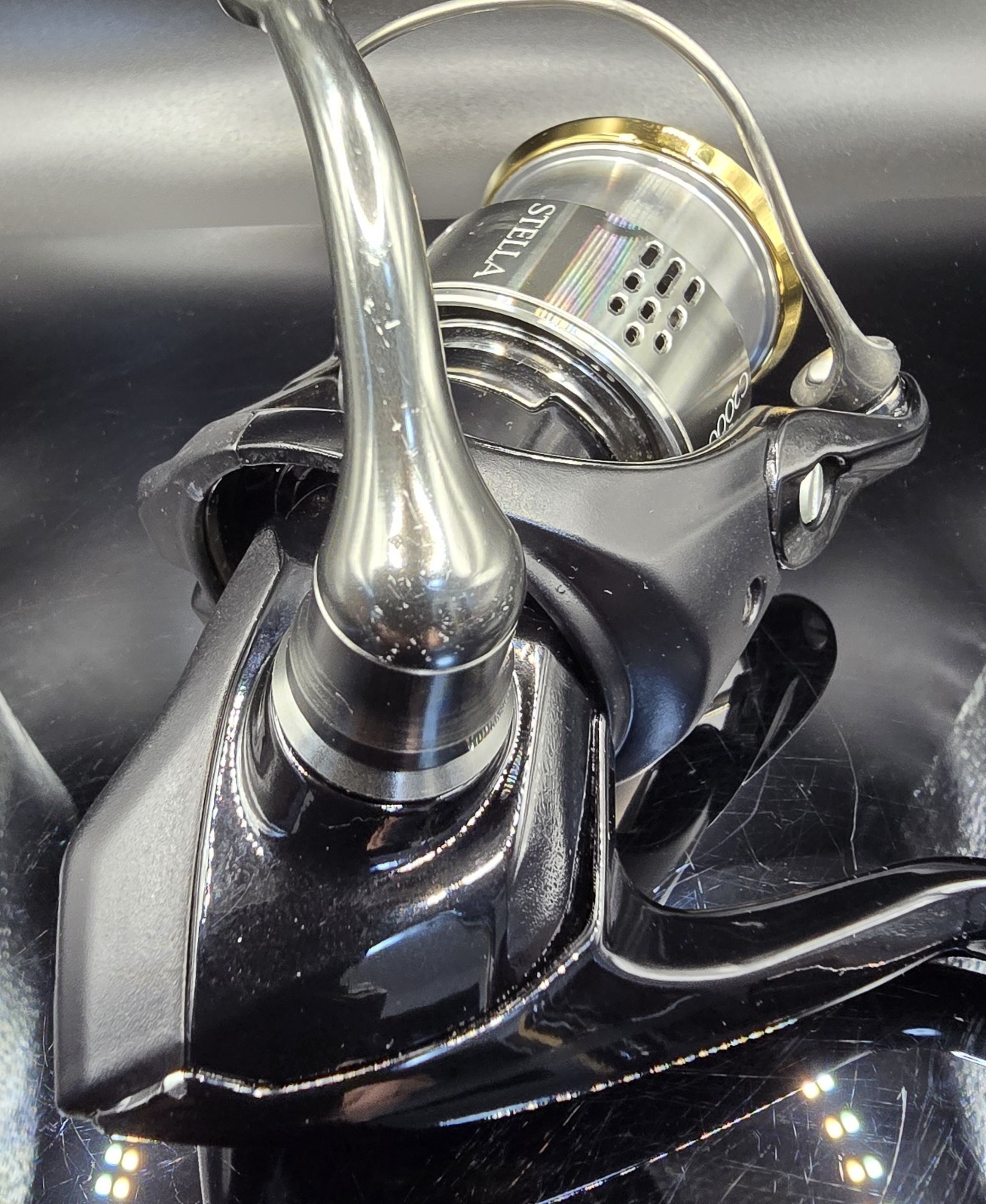 Shimano 18 Stella C2000S Spinning Reel Custom Piano Black JDM SG-035 Read Desc