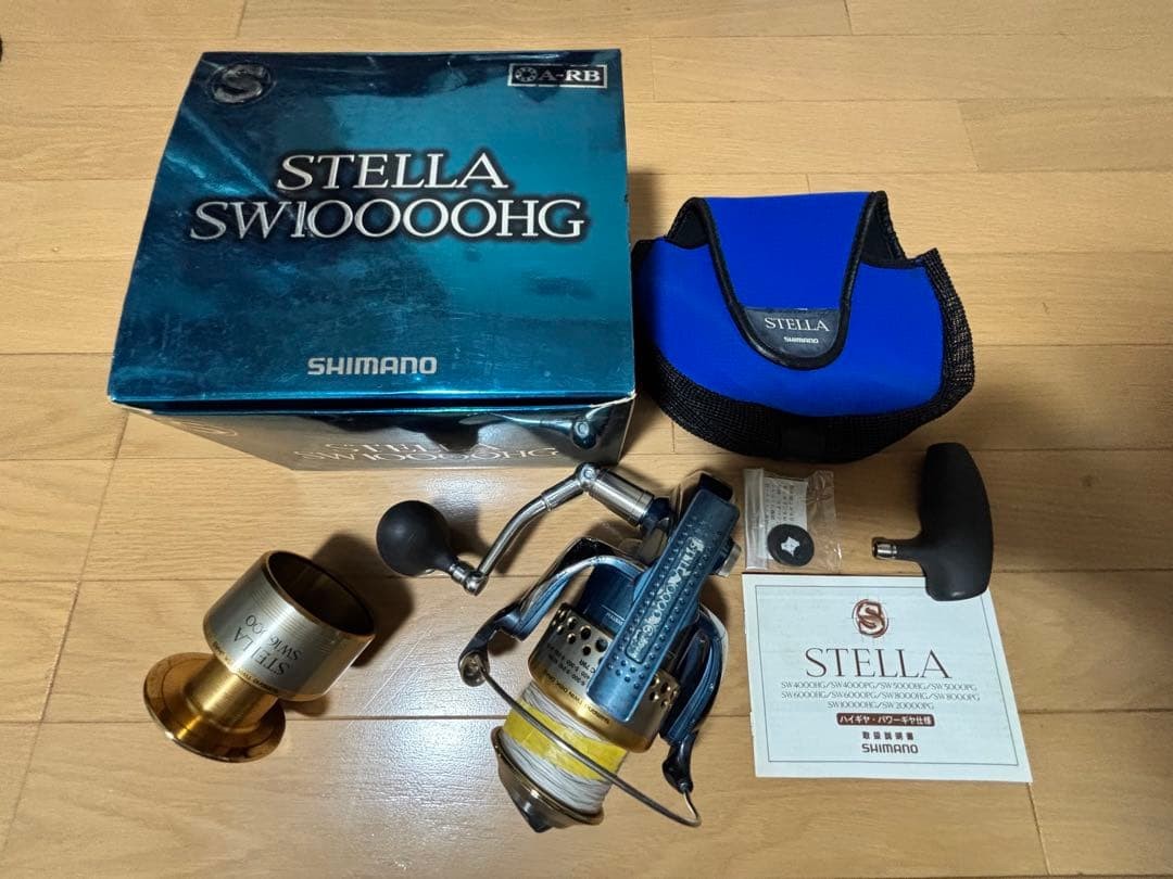 Shimano 01 Stella SW 10000HG Spinning Reel Japan Used