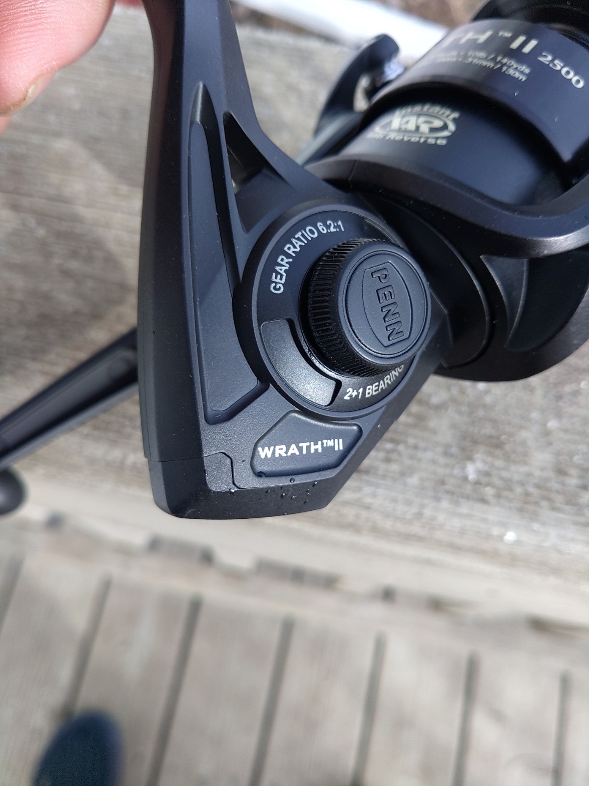 PENN Wrath II 2500 Spinning Reel. Model WRTHII2500. New Off Combo.