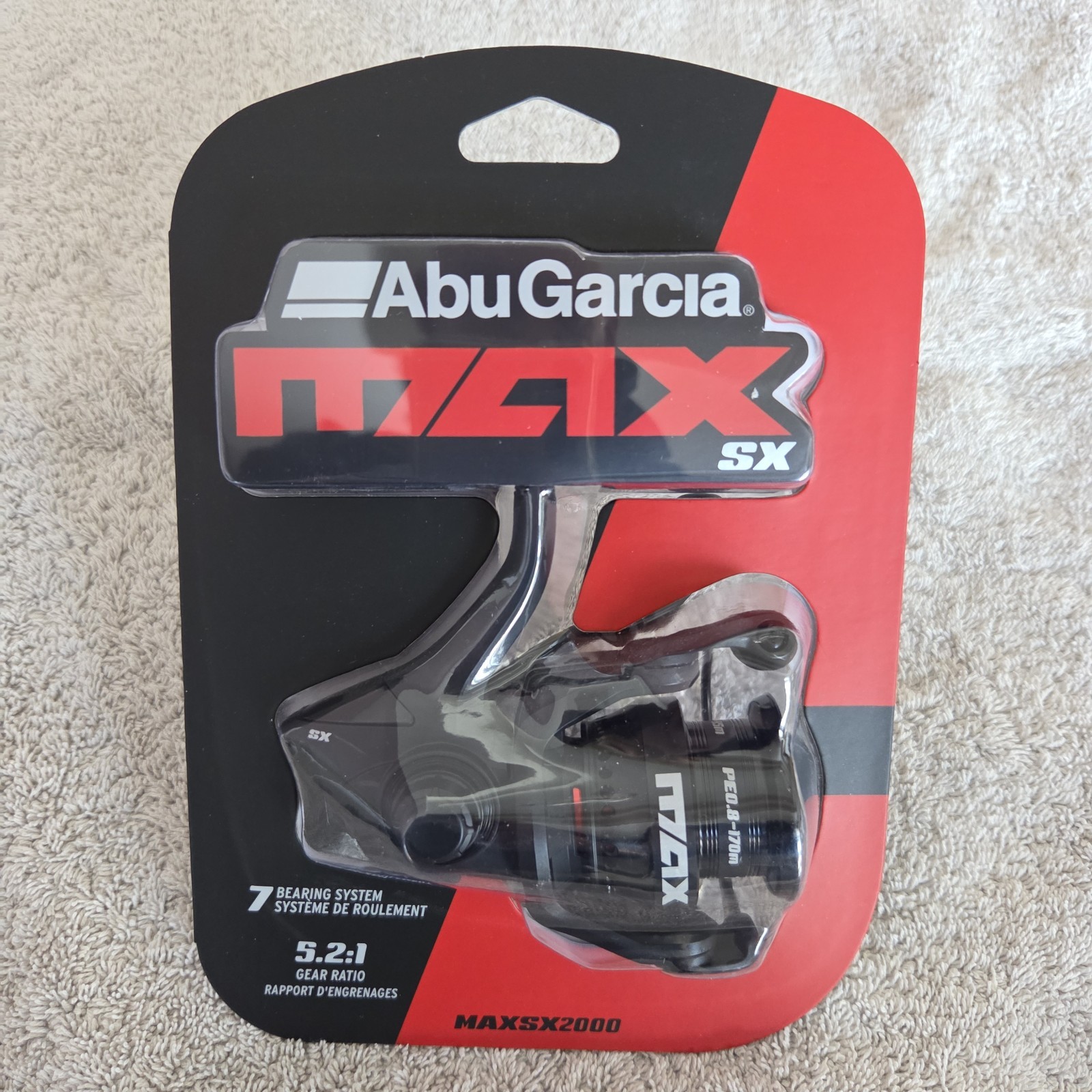 Abu Garcia Max SX 2000 Spinning Reel 5.2:1 MAXSXSP2000-C Brand New Fishing Reel