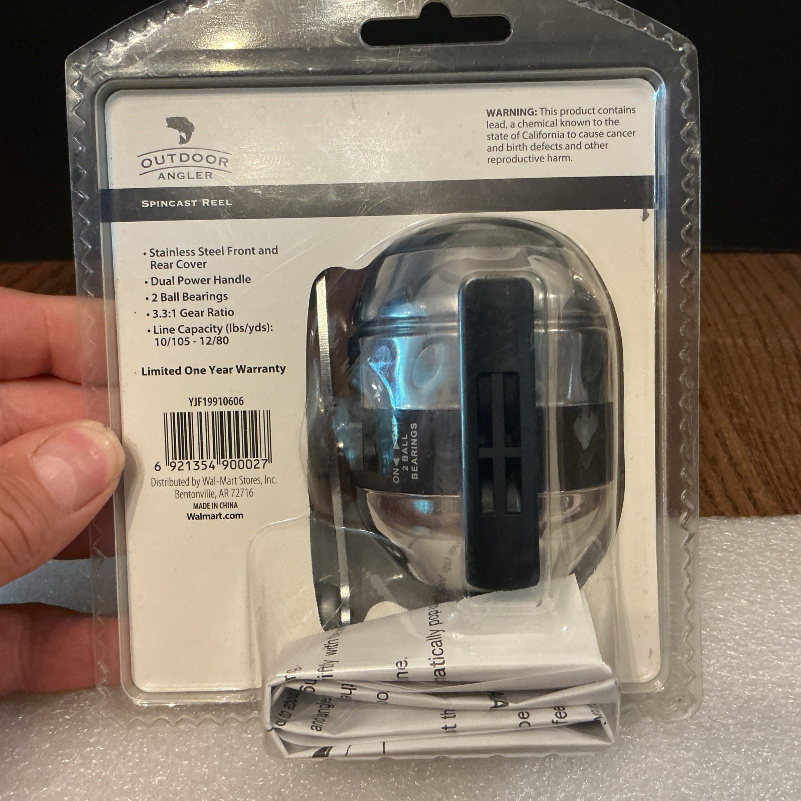 Outdoor Angler ACF10 Spincast Reel,3.3:1 Gear Ratio,new unopened sealed package