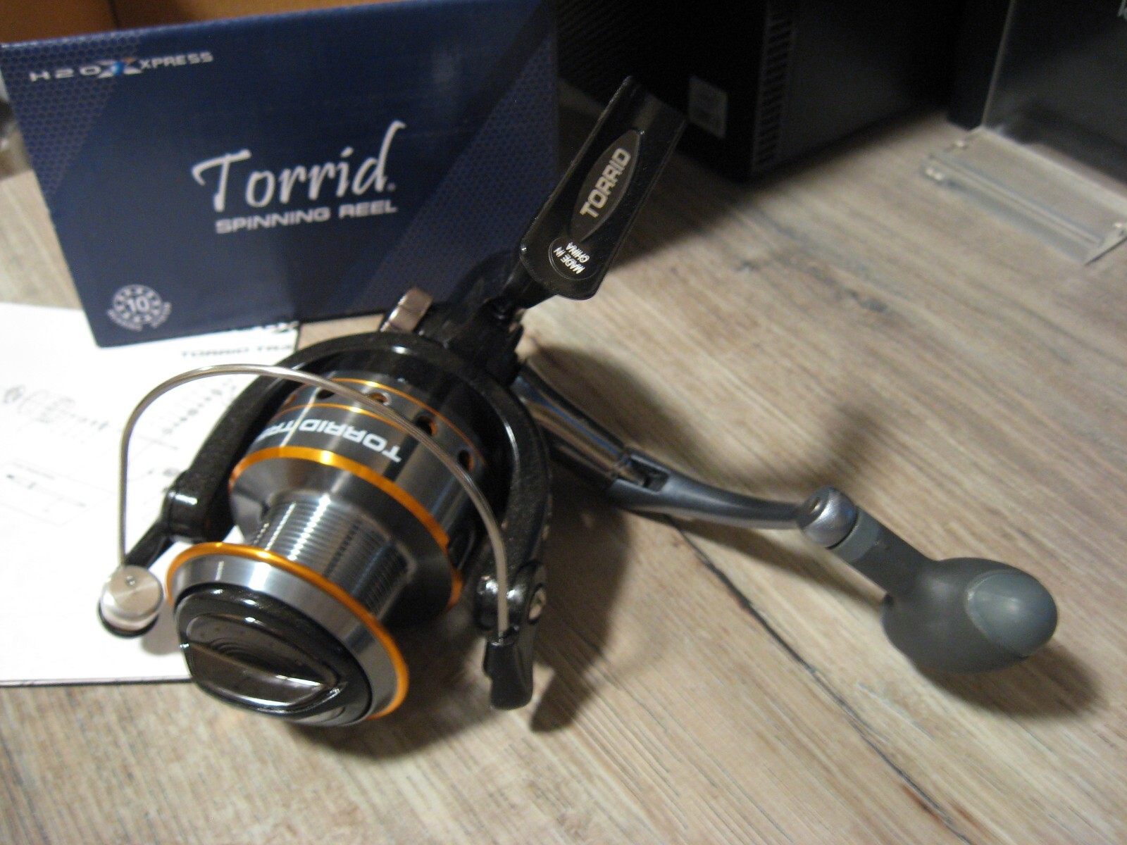 H2O Xpress Fishing Torrid TR500 Spinning Reel 4.9:1 Ratio 10 Bearing System NIB