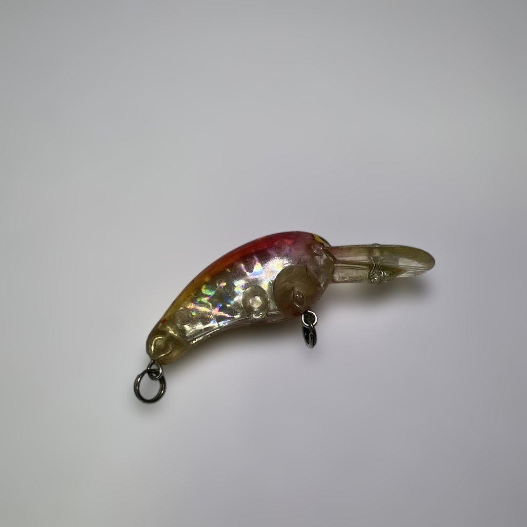 Old Bill Norman DTN Reflect N Crank Plastic 5cm Glitter Crankbait Used