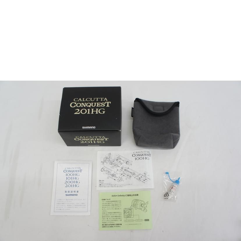 SHIMANO Calcutta Conquest 201HG Left Hand Used Baitcasting Fishing Reel