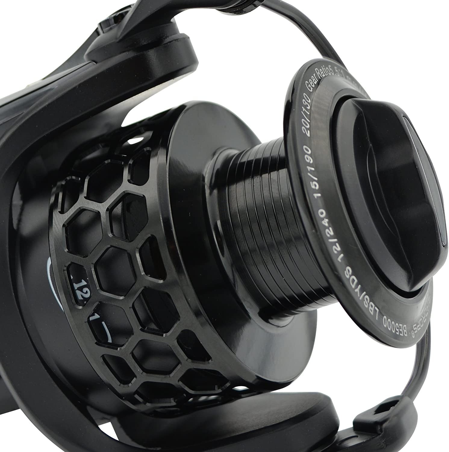 12+1BB Ultra Lightweight Spinning Fishing Reel Carved Aluminum Spool Smooth