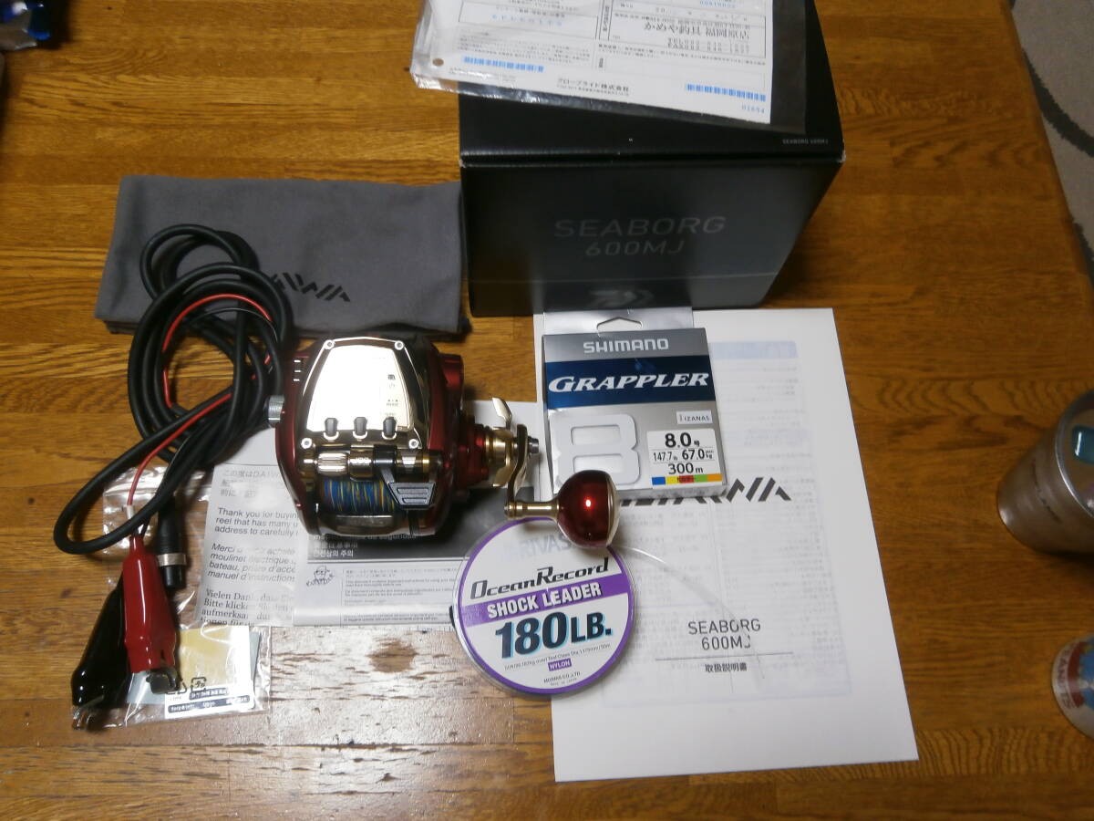 DAIWA Electric Reel SEABORG 600MJ RH Right 3.6:1 Saltwater Fishing Exc+++