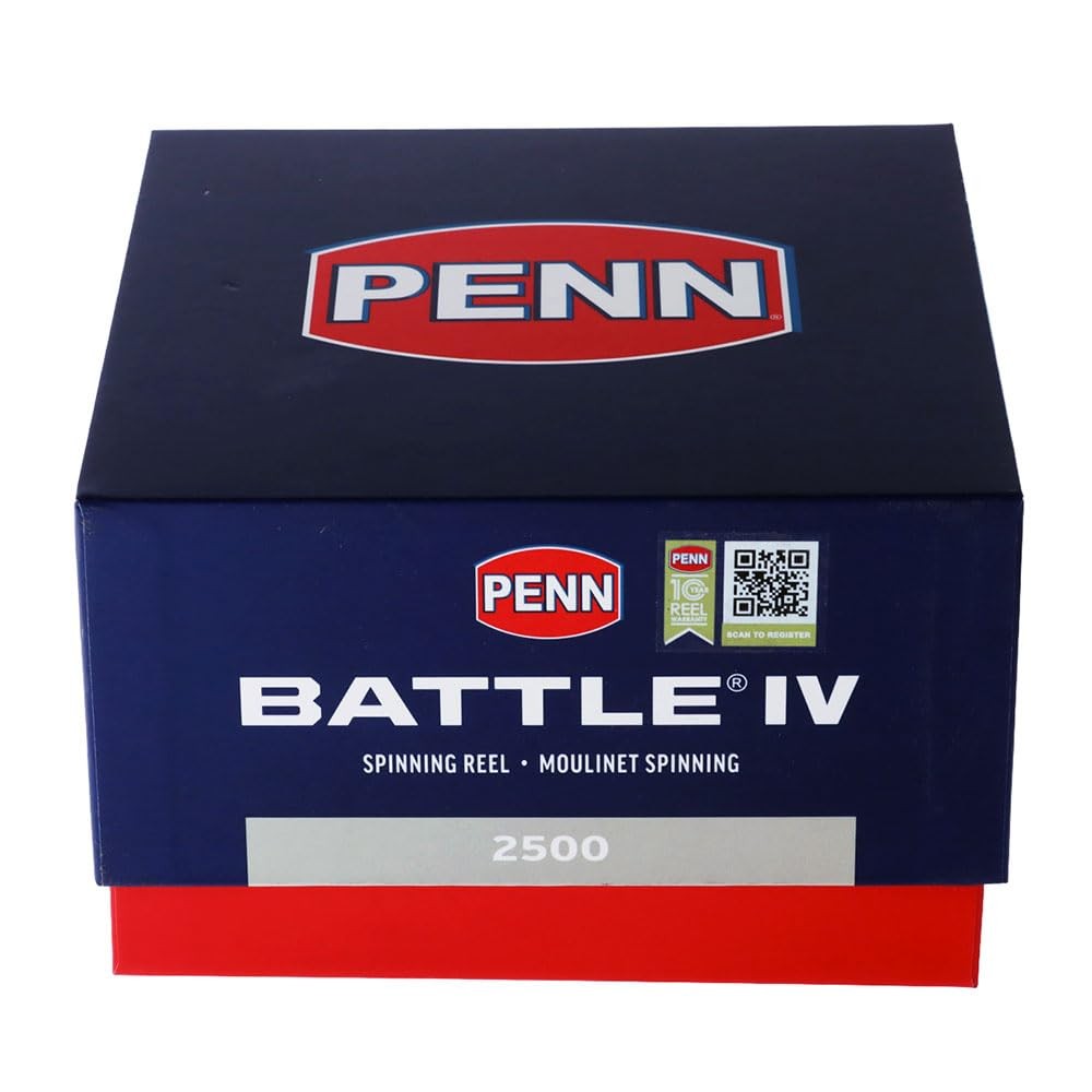 PENN BATTLE IV 2500 Spinning Reel Saltwater Fishing Durable Strong