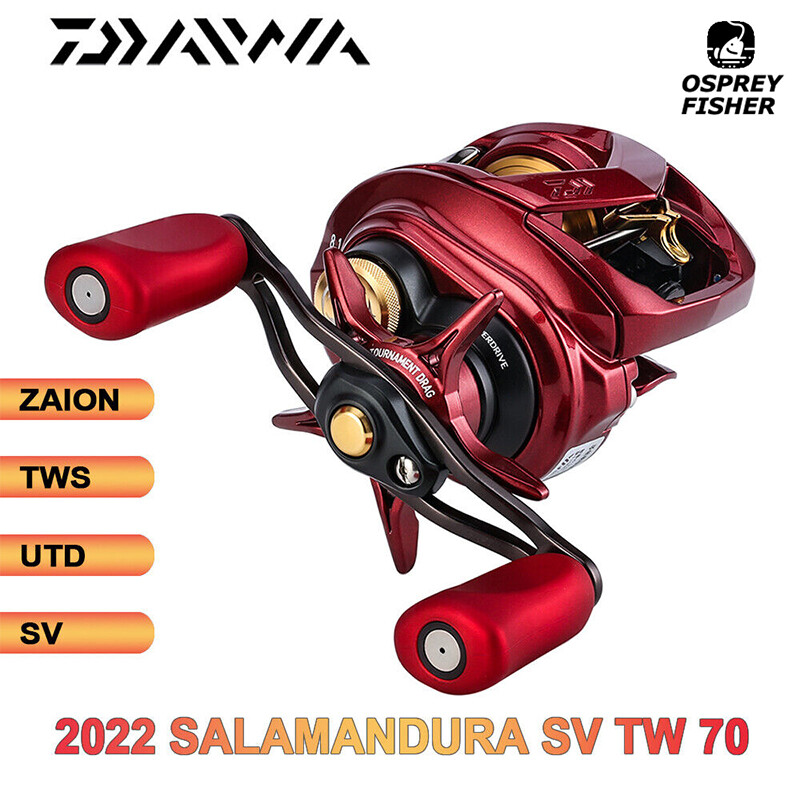 DAIWA SALAMANDURA SV TW 70 Fishing Baitcasting Reel Low Profile Fishing Reel