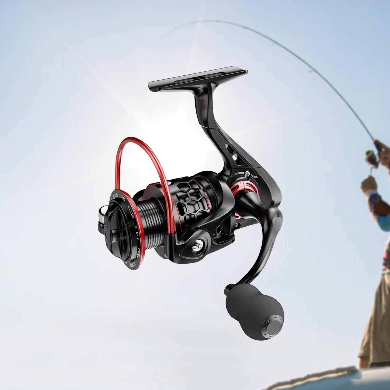 Reel Ultralight Smooth Powerful for Left Right Hand Compact Aluminum Frame for