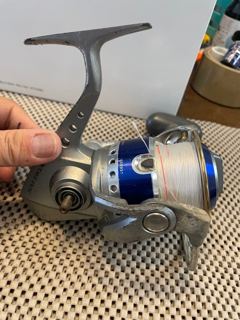 Daiwa Saltiga Z4500 Spinning Reel PE6 300 Bluefin Jigging Used