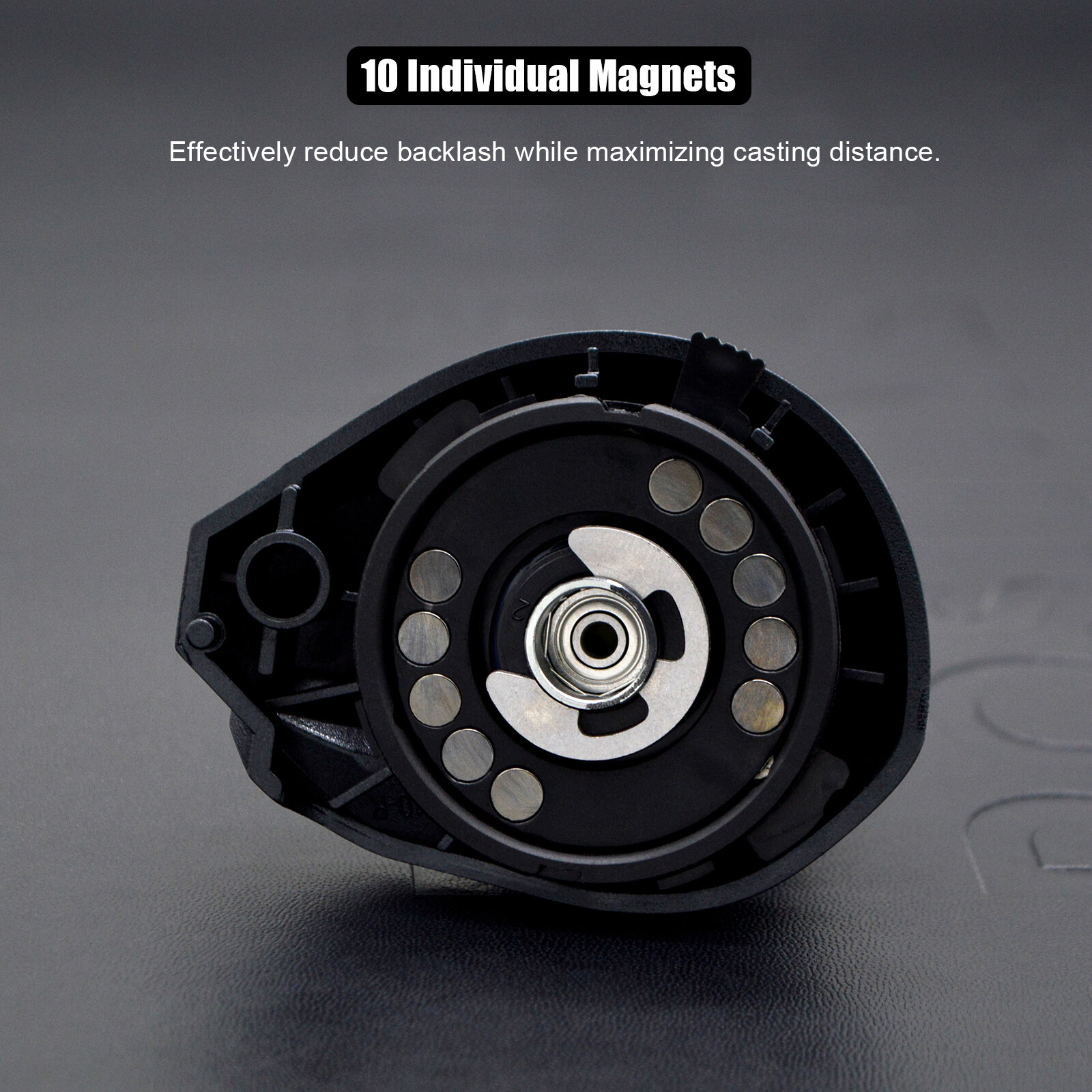 CAMEKOON 400 Baitcasting Reel High Line Capacity Carbon Body for Jigging Fishing
