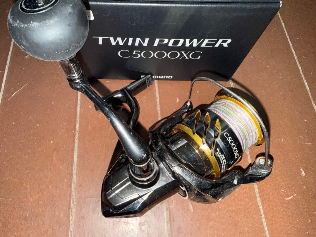 SHIMANO Spinning Reel 20 TWIN POWER C5000XG Gear Ratio: 6.2 Exc+++