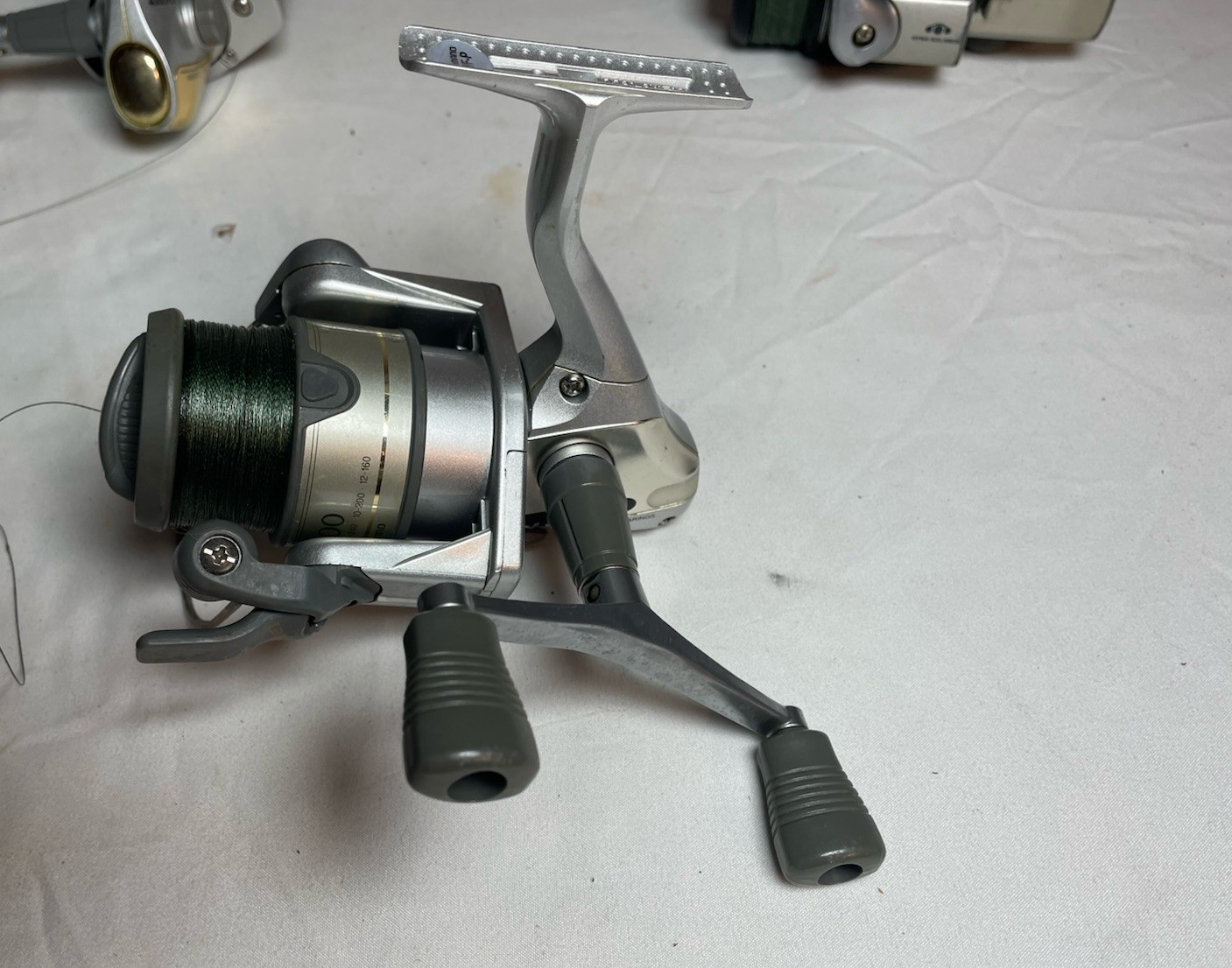 Lot of 4 -Shimano Spirex 4000 4000FD 4000FB Quickfire II Spinning Fishing Reels
