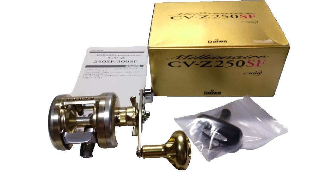 Daiwa Millionaire CV-Z 250SF Baitcasting Reel w/Box Manual Handle From Japan