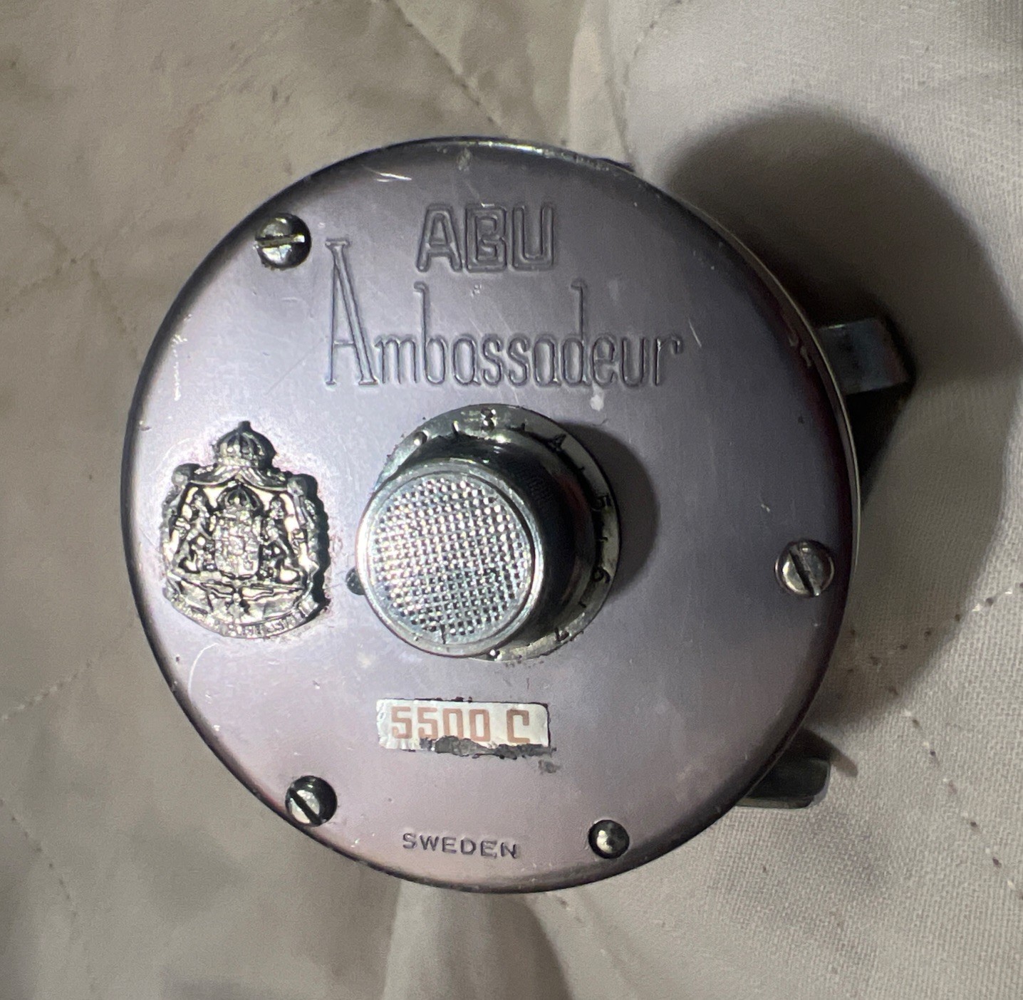 Vintage ABU GARCIA AMBASSADEUR 5500C “BIG A” #730301 GunMetal Rare Hard To Find