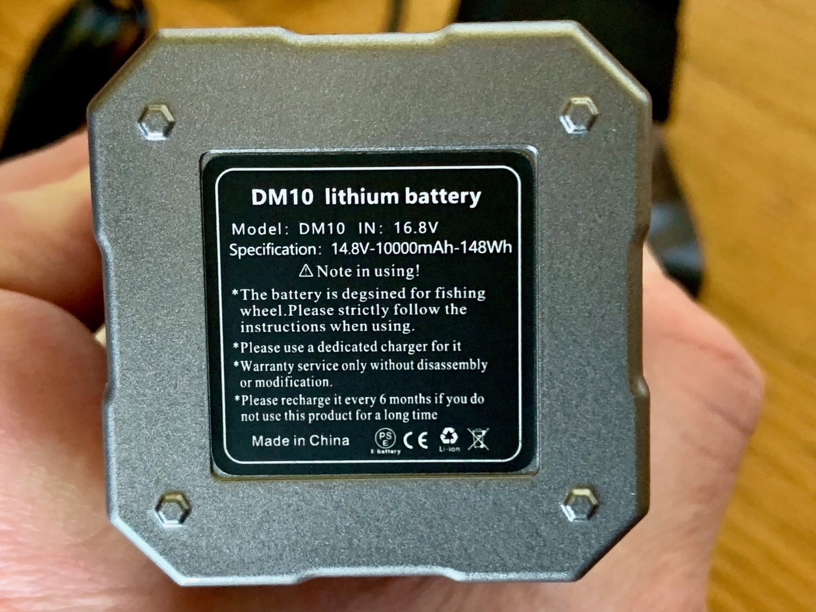 Super Mini 14.8V 10000 mAh Electric Reel Battery for Daiwa, Shimano