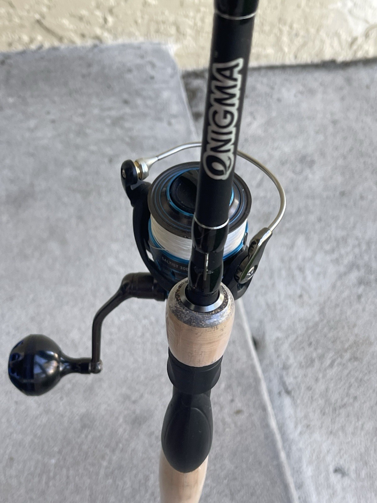 DAIWA SALTIST MQ 3000 With 7”8 New Enigma Flat Rod