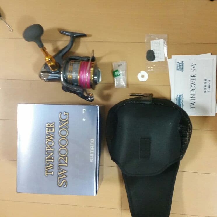 SHIMANO TWIN POWER SW12000XG Spinning Reel PE4 Free Shipping