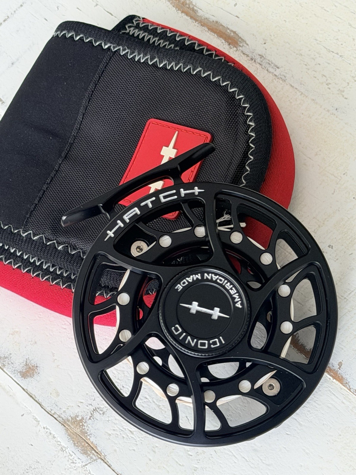 **BEAUTIFUL** 🔥~HATCH~ ICONIC 5+ Black Fly Reel 🔥 ~LEGENDARY~🔥