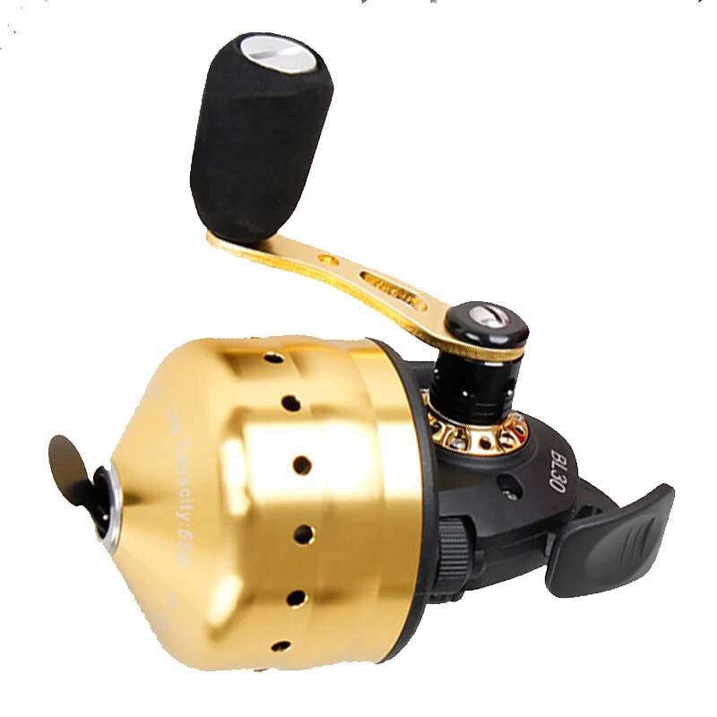 Closed Reel Fishing 4+1BB Gear Ratio Slingshot Closed Metal Wheel Outdoor Bow