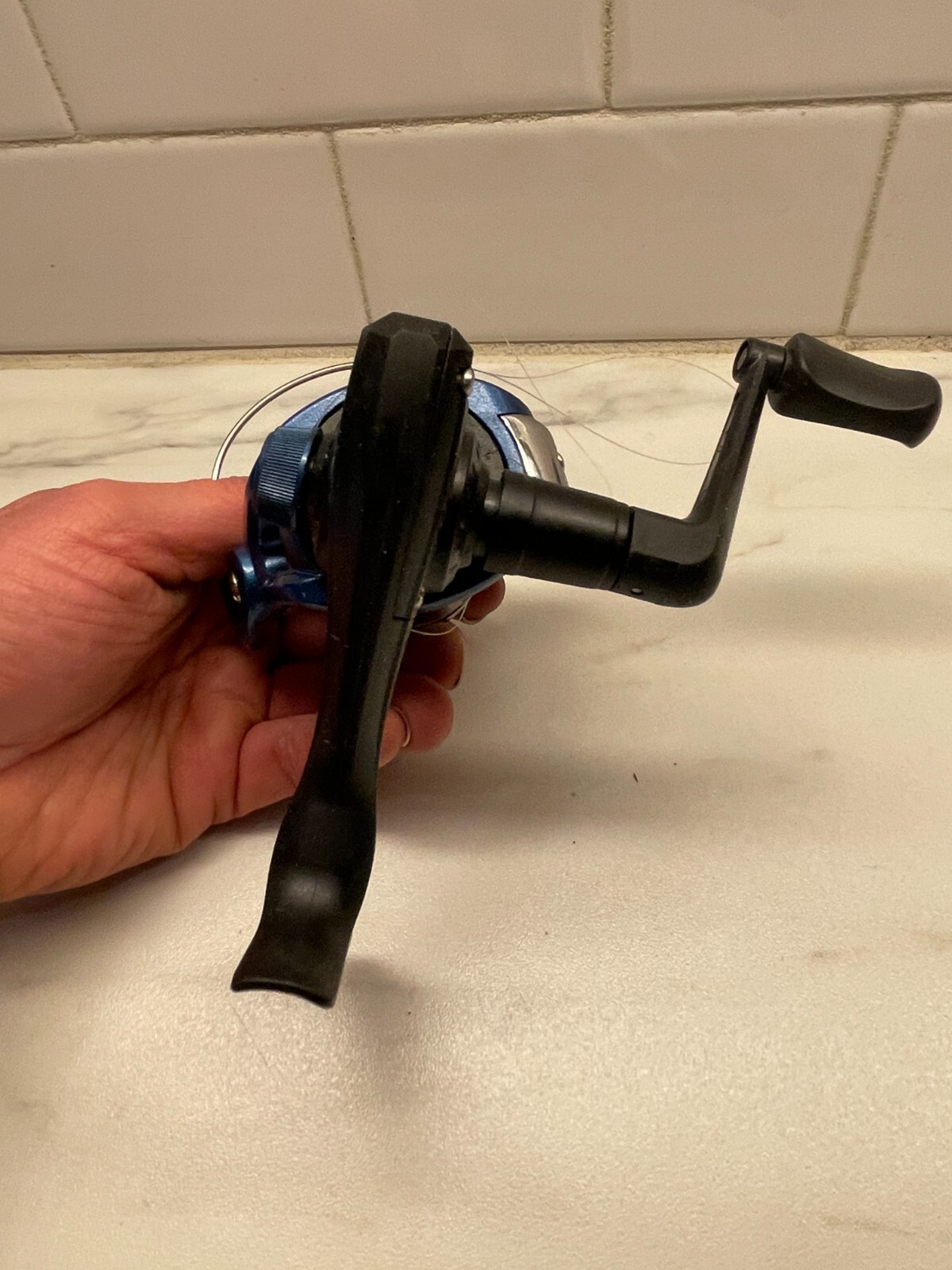 BLUE SHAKESPEARE REVERB RBSP30 OPEN FACE SPINNING REEL WITH LINE 5.5:1