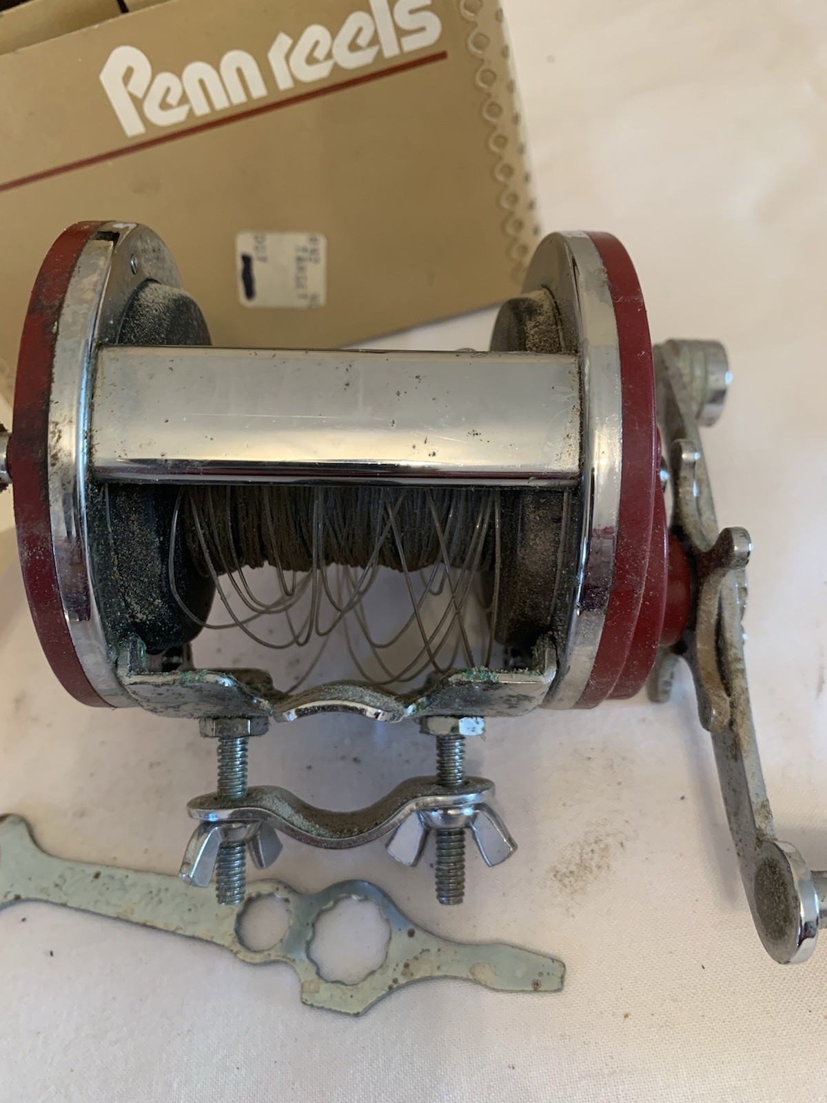 Vintage Penn 500sl Jig master Fishing Reel In Original Box / Instructions