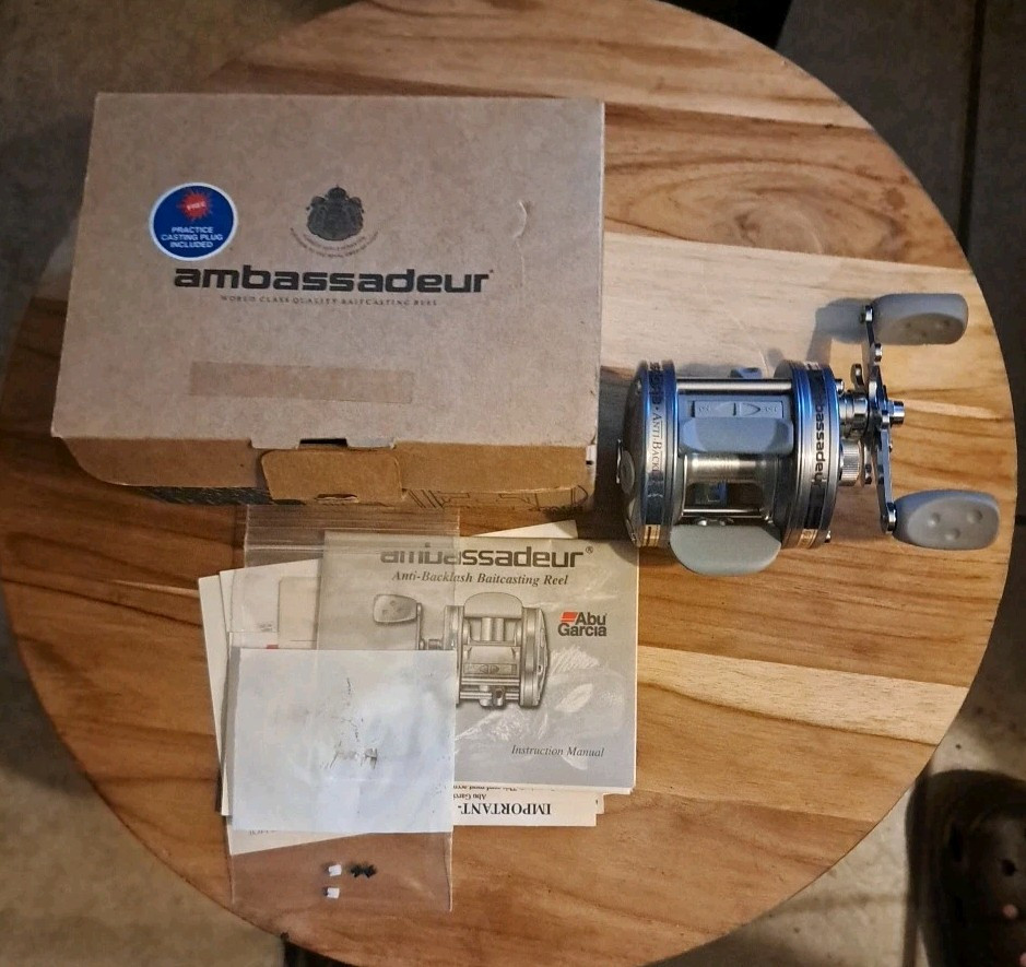 Abu Ambassadeur 5600AB Baitcasting Fishing Reel 5600 Anti Backlash 5.3:1