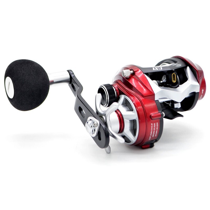 300 Size Baitcast Fishing Reel Right Hand for Tournament Trolling Jigging Baits