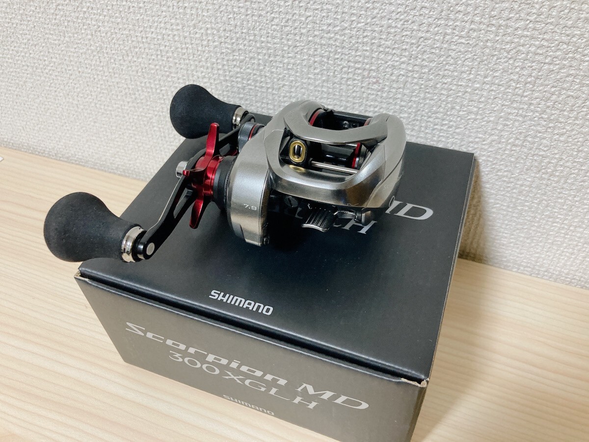 Shimano Baitcasting Reel 21 Scorpion MD 300XGLH Right Gear Ratio 7.9:1 IN BOX