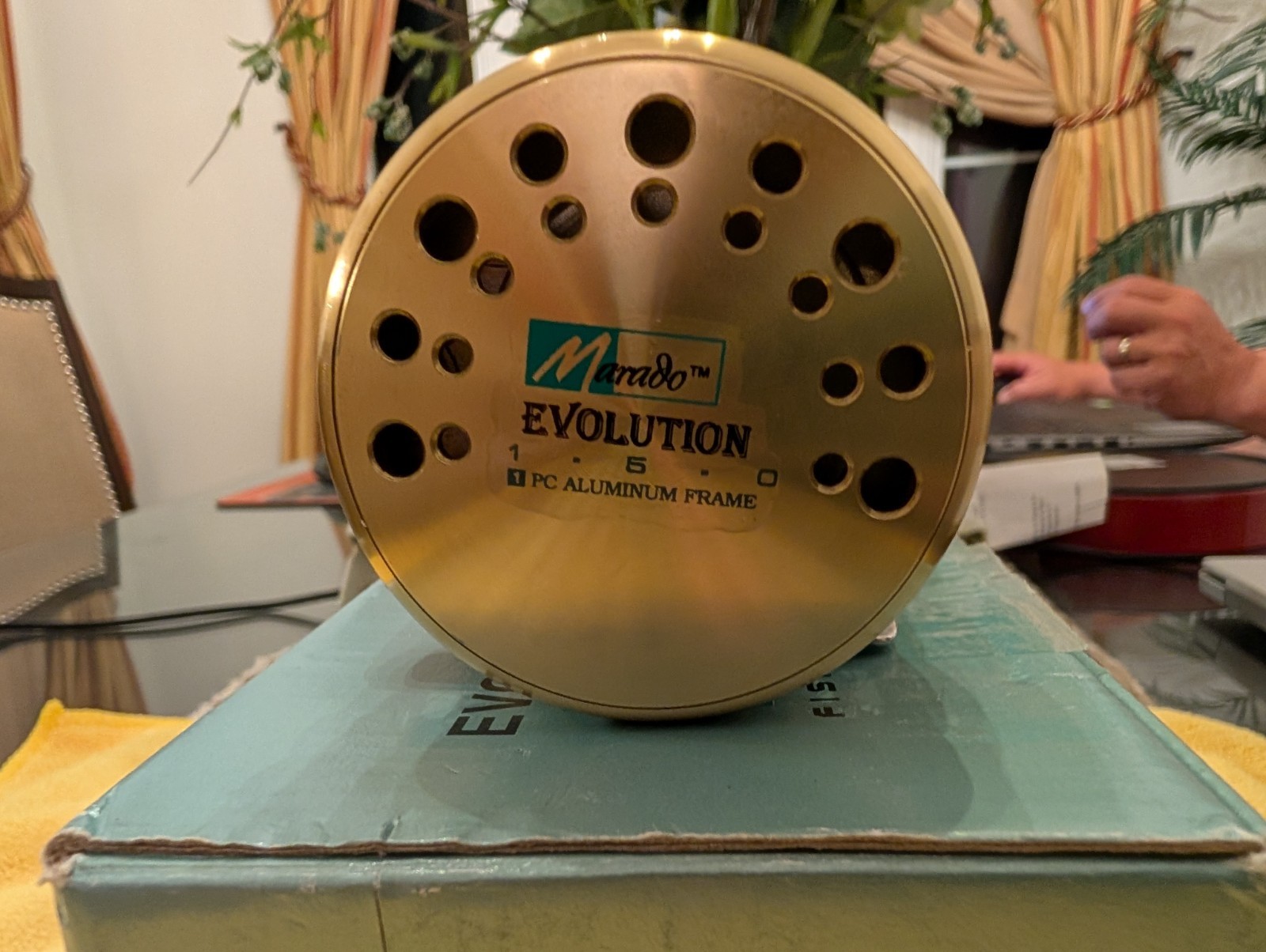 Marado Evolution #150 Baitcast Fishing Reel Gold-Vintage-New in Box-Collector