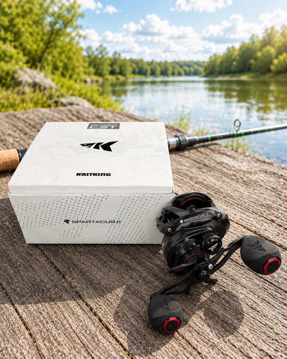 KastKing Spartacus II Baitcasting Reels 7.2:1 Right-Handed 8 Ball Bearings New