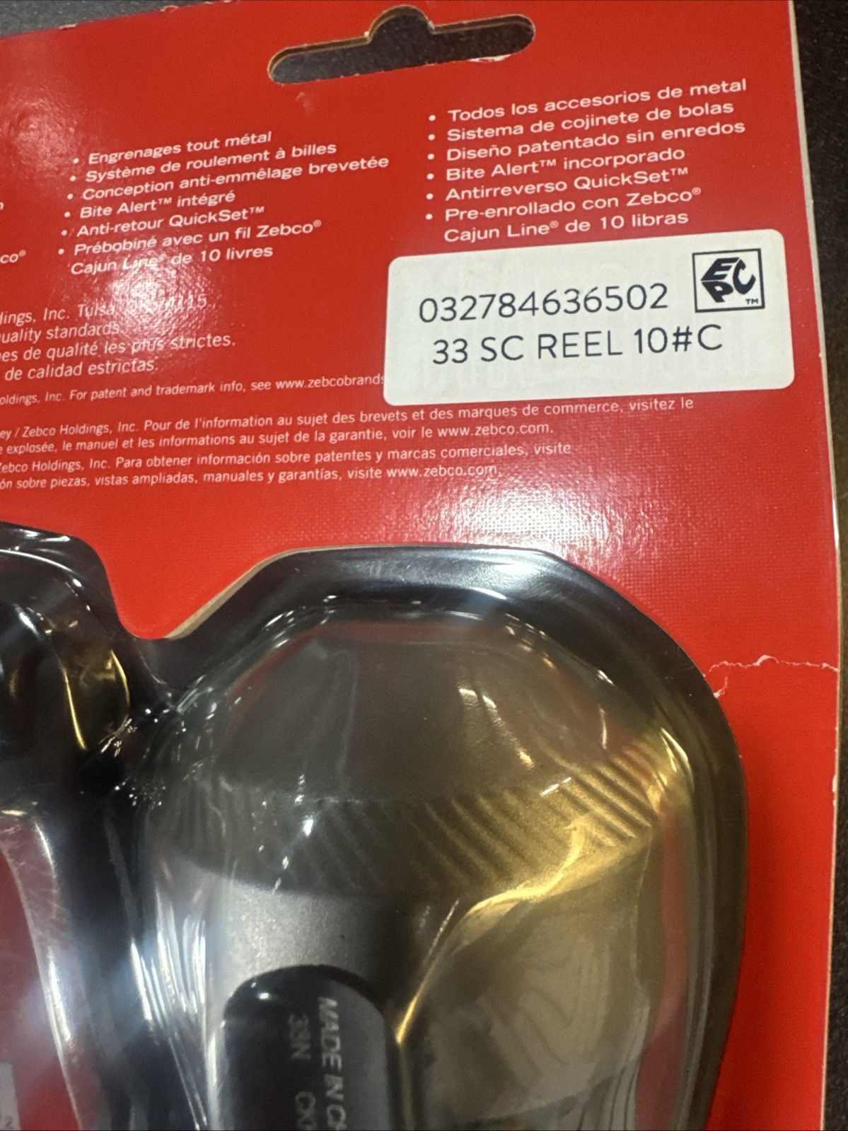 Zebco 33 Spincast Fishing Reel – NiB – All Metal Gears – 10lb Line