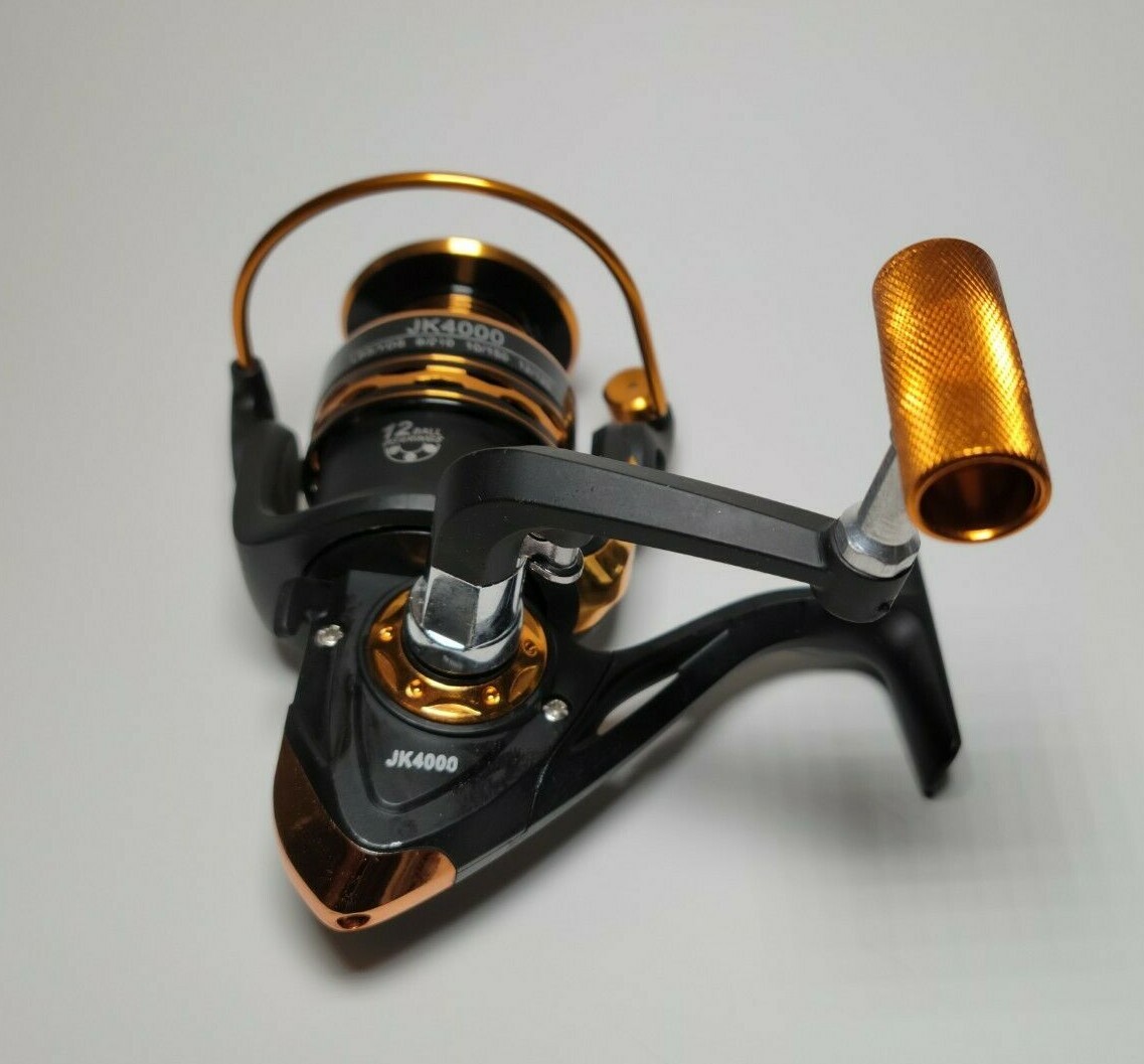 Spinning Reel Fishing Saltwater Freshwater 5.2:1 Gear Ratio L/R Interchangeable