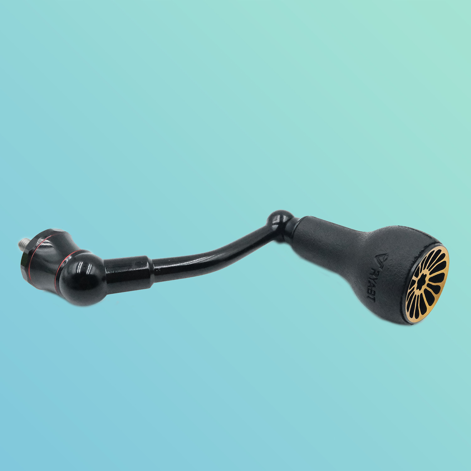 RYABT TPE Spinning Handle W/TPE Black Knob 27mm for Shimano Stradic FL FM Stella